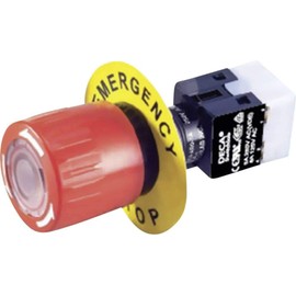 DECA ADA16E6-R11-A1KR Emergency Stop Switch 250 V/AC 5 A 2 NC 2 NO Contact IP65 Pack of 1