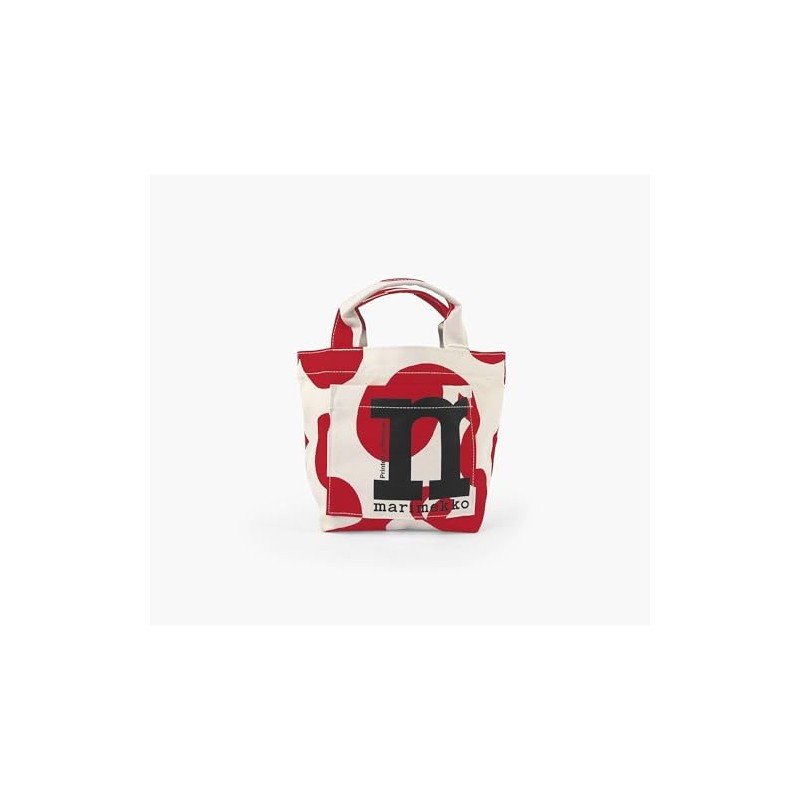 Marimekko PULLOPOSTI Monoform Bags Mono Mini Tote, PULLOPOSTI RED, Free