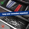 WORKPRO 2-Pack Magnetic Wrench Organizer, 12-Piece Gripper Wrench Holder for