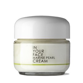 IN YOUR FACE Marine Pearl Cream – Moisturizer Face Cream & Poreless Face Primer – Hydrates, Blurs Fine Lines and Wrinkles, Minimizes Pores & Redness – Illuminating, Mineral-Infused Day Cream – 2 oz
