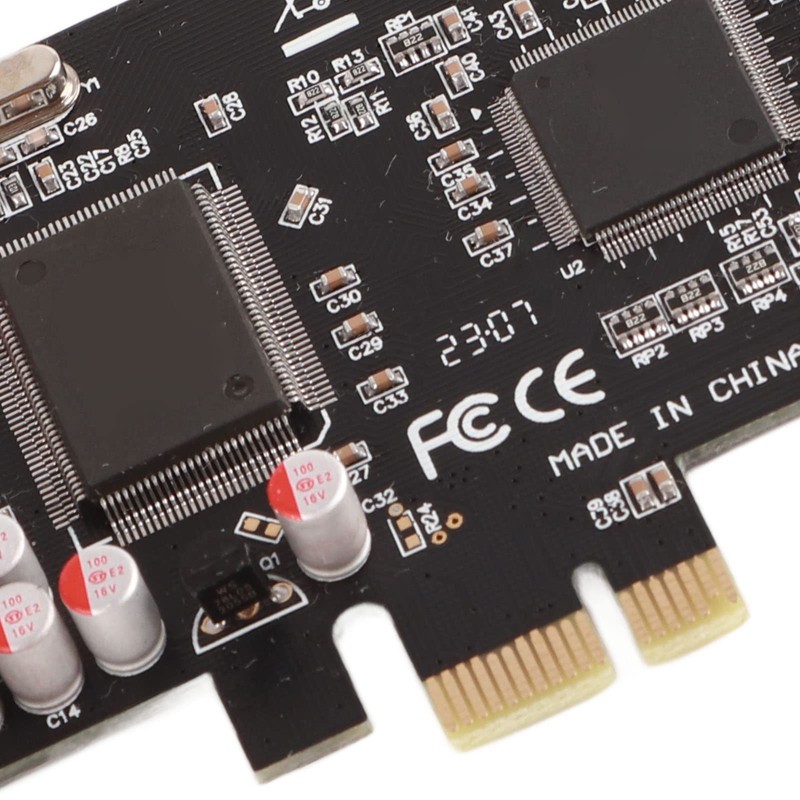 PCIe Sound Card,6 Channels Stereo Desktop Audio Signal Conversion Hardware,CMI8738