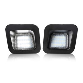D-Lumina Conjunto de luces LED para matrícula de matrícula transparente compatible con camioneta Dodge Ram 1500 2500 3500 2003-2018, 2 piezas
