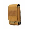 Double Phone MOLLE Pouch Nylon Belt Waist Bag for EDC