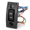 ON off ON Deluxe LED Rocker Bilge Pump Switch Panel