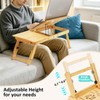 Evernewly Laptop Desk for Bed, Foldable Bed Tray, Adjustable Angle