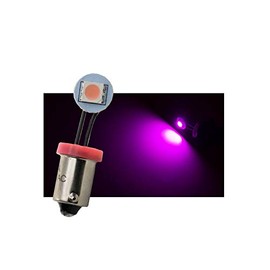 PA LED 10x Non Ghosting LED Arcade Pinball Machine Light Bulb #44#47 Ba9s 6.3V 1 SMD Fold Side View Lamp Flexible Wire (Pink)