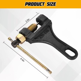 Norkmdi Motorcycle Chain Breaker Tool, # 420-530 Roller Chain Link Removal Repair Tool, Heavy Duty Motorbike Pin Link Riveting Splitter, Compatible with ATV Dirt Bike Scooter