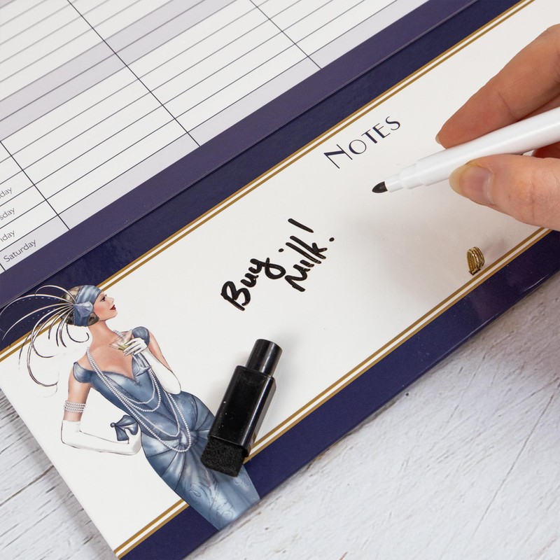 Claire Coxon Art Deco 2026 Family Organiser Wall Calendar |