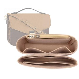 Lckaey Purse Organizer for pochette voyager insert Metis Tassel messenger bag pochette m é tis inserts in All Departments, Khaki, 8.26*1.96*5.3in