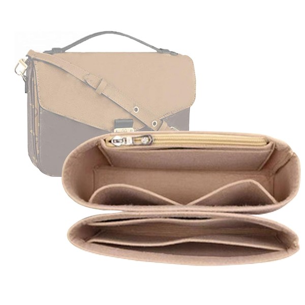 Lckaey Purse Organizer for pochette voyager insert Metis Tassel messenger