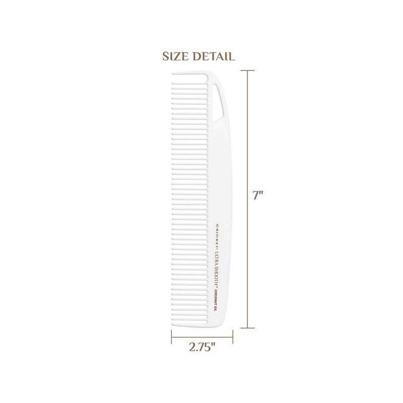 Cricket Ultra Smooth Coconut Dressing Comb - Infused with Coconut