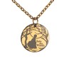 Into The Woods Musical Theater inspired Gold Plated Coin Necklace