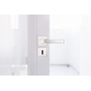 AGT Modern Door Fittings: Set of 2 Stainless Steel Door