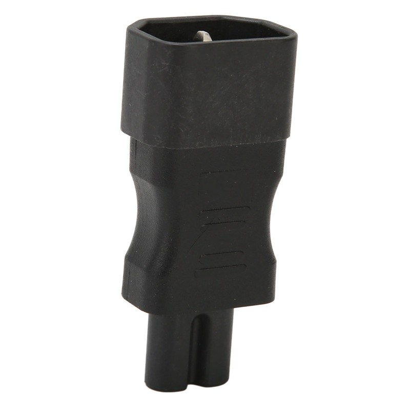 4Pcs IEC320 C14 to IEC320 C7 Power Adapter Universal Black