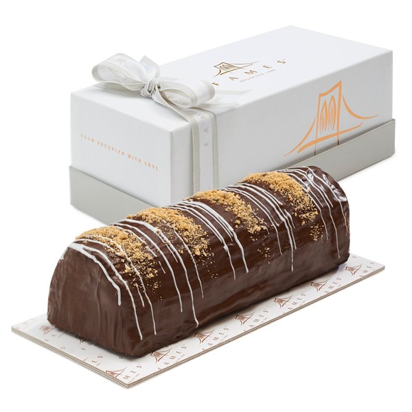 Fames Truffle Halva Chocolate Log - Handcrafted With Deluxe Gift Box - Unique Elegant Gift Idea For Men, Women, Birthdays, Corporate Gifts.