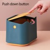 YAGGOOD Small desk bin mini waste bin with lid kids