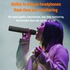Wireless Karaoke Microphone, Stereo Bluetooth Microphone for Singing, with Noise