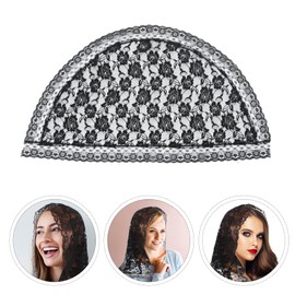 FRCOLOR Velo De Encaje Catolicismo Que Cubre La Cabeza Misa Latina Mantilla Velos Iglesia Católica Mantillas Capilla Bufanda Encaje Misa Velos Para Mujeres