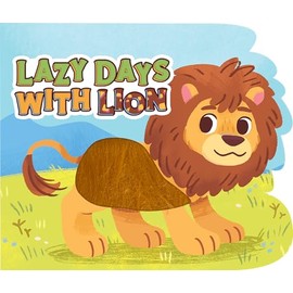 Little Hippo Books Lazy Days with Lion I Children's Books Ages 1-3 | Touch and Feel Books for Toddlers 1-3 & Baby Books | Best Kid's Books and Baby Books | Children's Books and Sensory Books