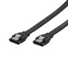 OWL-SATA3SS50-BK 6Gbps SATA 3 Cable with Latch Straight - Straight