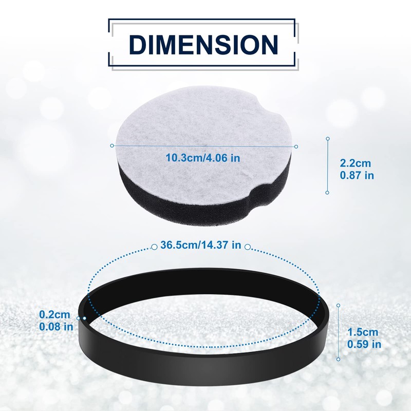 Filtro de aspiradora para aspiradora vertical compacta Powerforce compacta, ligera,