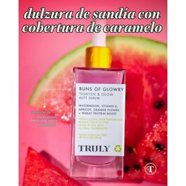 Suero reafirmante y iluminador Glowry de Beauty Buns, crema reafirmante para muslos y glúteos, crema anticelulítica de rápida absorción, crema reafirm