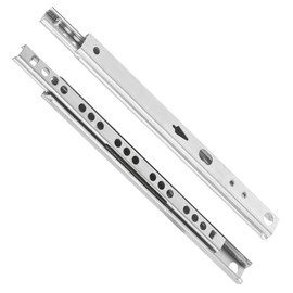 Mprofi MT® 4 pieces, 2 pairs, drawer runners, partial extension, 17 mm height, 278 mm length, robust steel drawer rails, 10 kg load capacity, easy installation for furniture and cabinets, V278/17/4