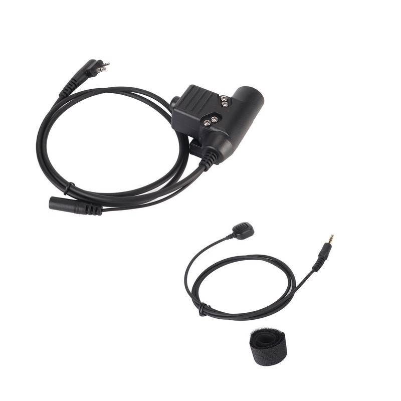 U94 PTT Adapter Push to Talk Button Walkie Talkie Military