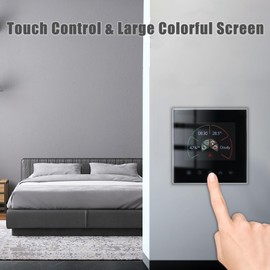 Decdeal Home automation thermostat remote control thermostat smart thermostats alexa compatible thermostat smart thermostat for home google home compatible thermostat wireless thermostat wifi