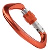 Mountaineering D Locking Carabiner Clips Alloy Heavy Duty Carabiner for