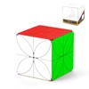 ROXENDA Clover-Shaped Speed Cube Stickerless Magic Cube – Professional Smooth