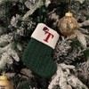Christmas Stocking – Green A-Z Letter Hanging Christmas Stockings, Christmas
