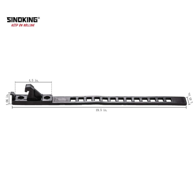 SINOKING Long Arm Rubber Clamp for Mounting Tools & Equipment