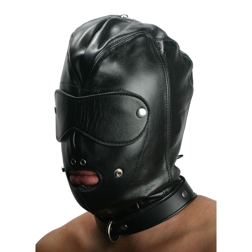 Strict Leather Premium Locking Slave Hood, Large