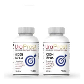 2 Pack Uroprost Suplemento Alimenticio Próstata 100 Caps                                                                                              