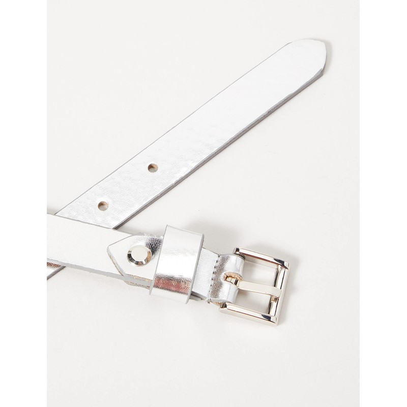 MGM Dolce Women's Belt, Silver (Light Silver)