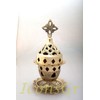 Greek Christian Orthodox Bronze Table Oil Lamp - 9353b