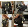 Electrician Tool Waist Bag – Heavy Duty Tool Pouch with