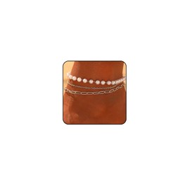 Sora Tuki Silver Ankle Bracelets for Women Silver Anklets for Women Waterproof Beach Jewelry Stainless Steel Pearl Paperclip Chain Anklets Non Tarnish Summer Foot Jewelry (1-3 layer silver)