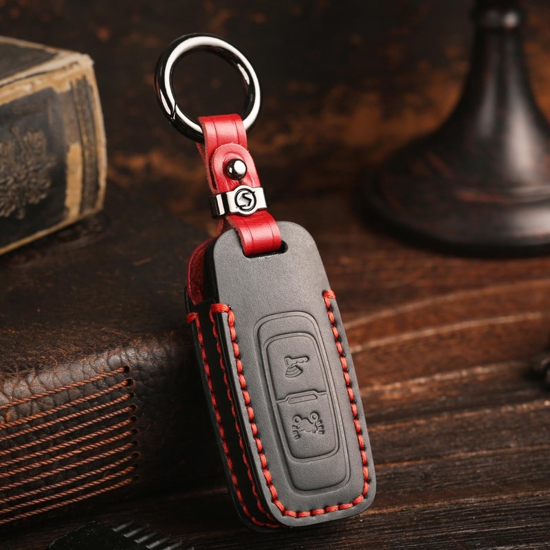smasol Compatible WR-V Key Cover Freeze Genuine Leather New Fit