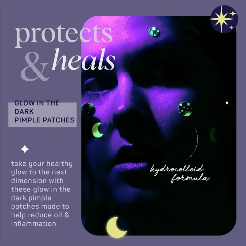 Spalife Beauty Glow In The Dark - Parches Para Espinillas