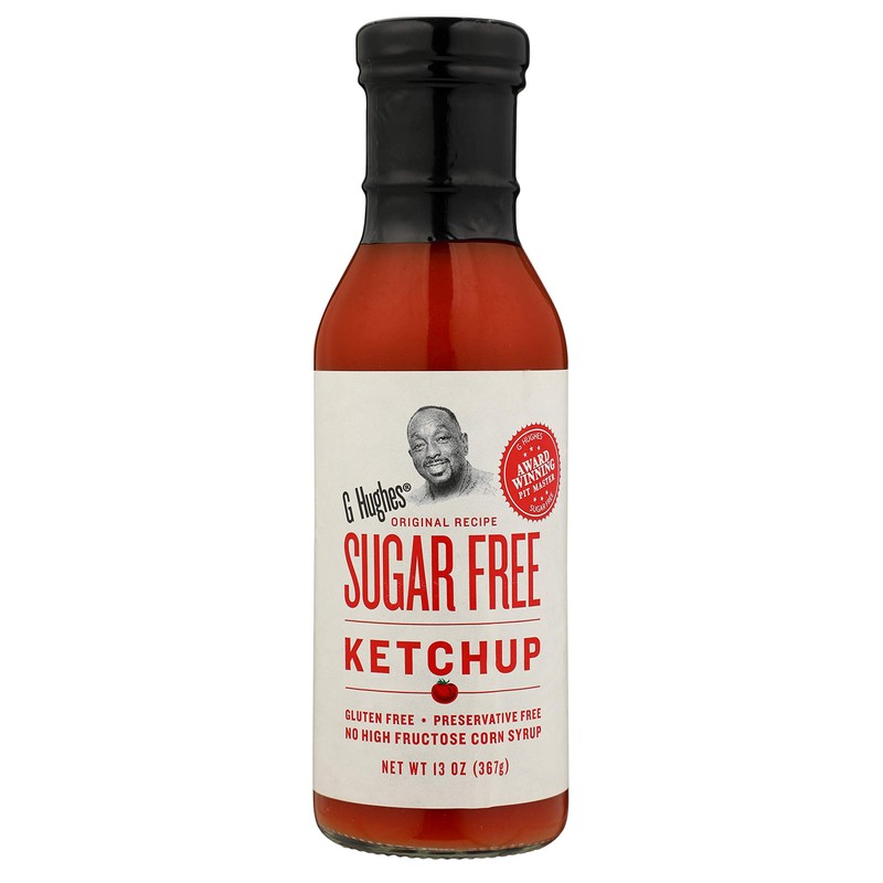 G Hughes Ketchup, Sugar Free, Gluten Free, 13 Ounce (Pack