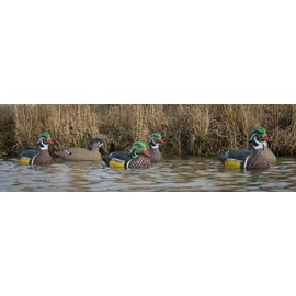Higdon Outdoors Standard Wood Duck Decoys, Foam Filled…