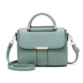 FANDARE Elegant Women Handbag Girl Crossbody Phone Bag Womens Messenger Shoulder Bag PU Leather Phone Pouch Ladies Satchel Bag Cell Phone Wallet Purse Shopping Party Daily Crossbody Phone Bag Green