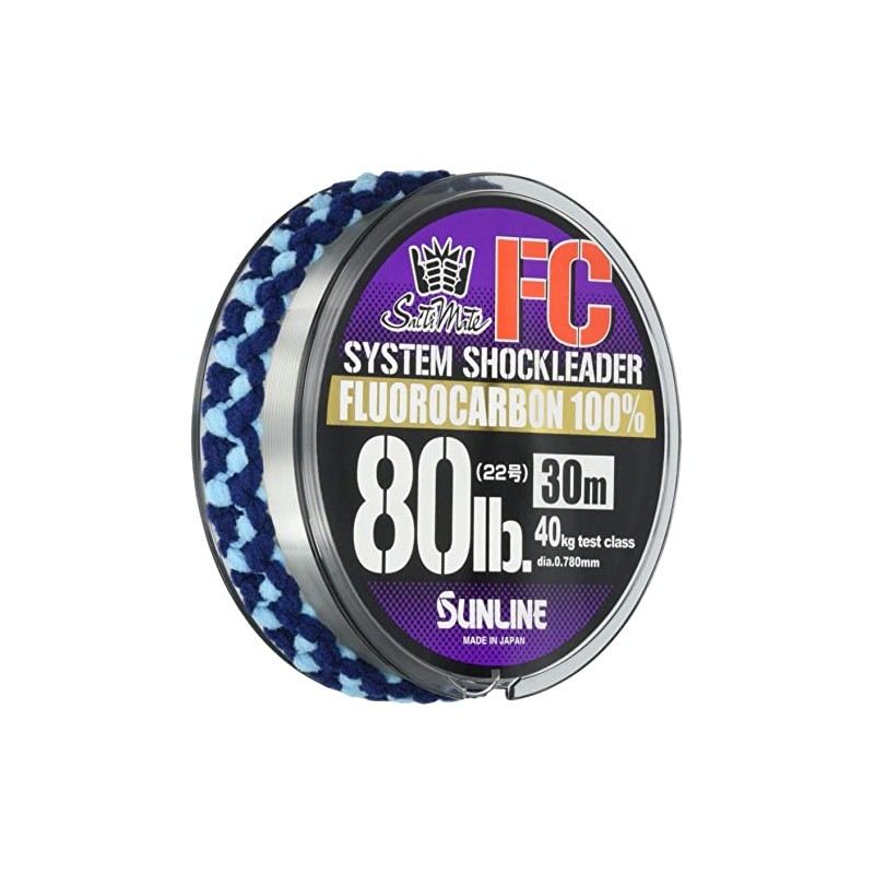 Sunline Saltwater System Shock Leader Fluorocarbon FC 30m 80lb (9246)