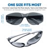 amoolo Tinted Safety Glasses Bulk of 24, Protective Safety Sunglasses,