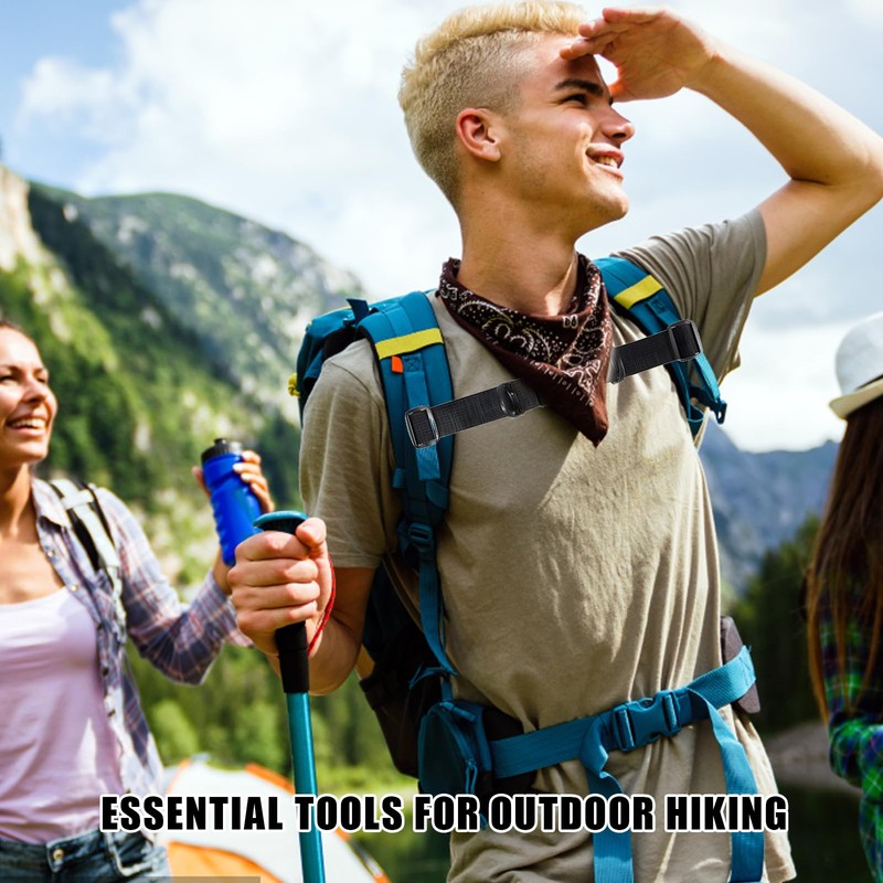 2 Pack Backpack Chest Strap, Quick Release Rucksack Straps with
