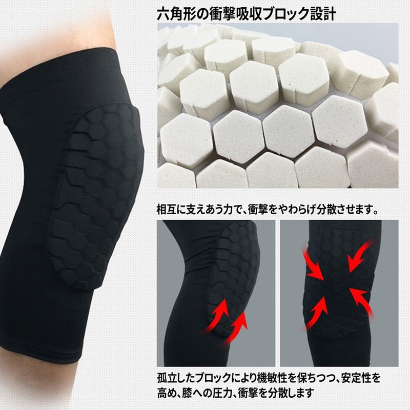 AQUALAND Knee Supporter, Knee Protector, Hexagon, Knee Pad, Knee Pad,