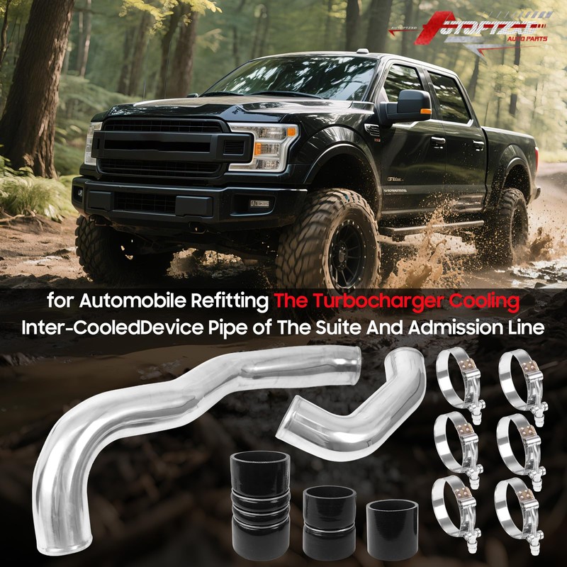 Max Flow Hot Side Intercooler Pipe Boot Kit for 2008-2010