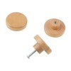 JAPCHET 20 PCS Wooden Drawer Knobs, 38mm x 20mm Wood